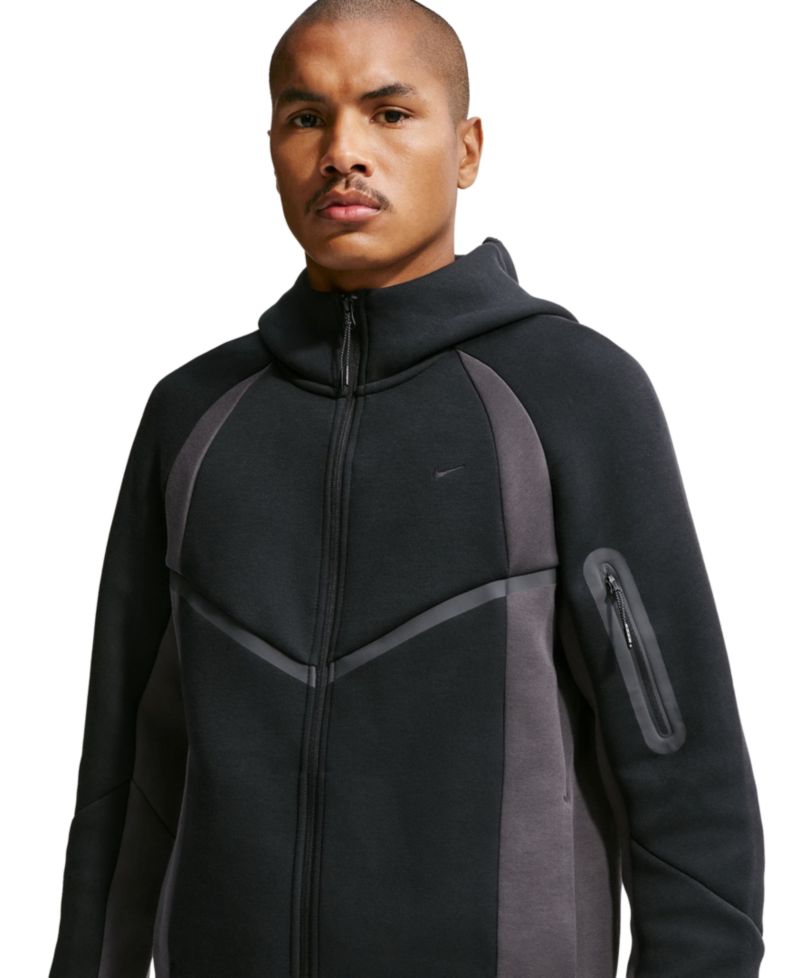 Men's Tech Color-Block Full-Zip Fleece Sweatshirt