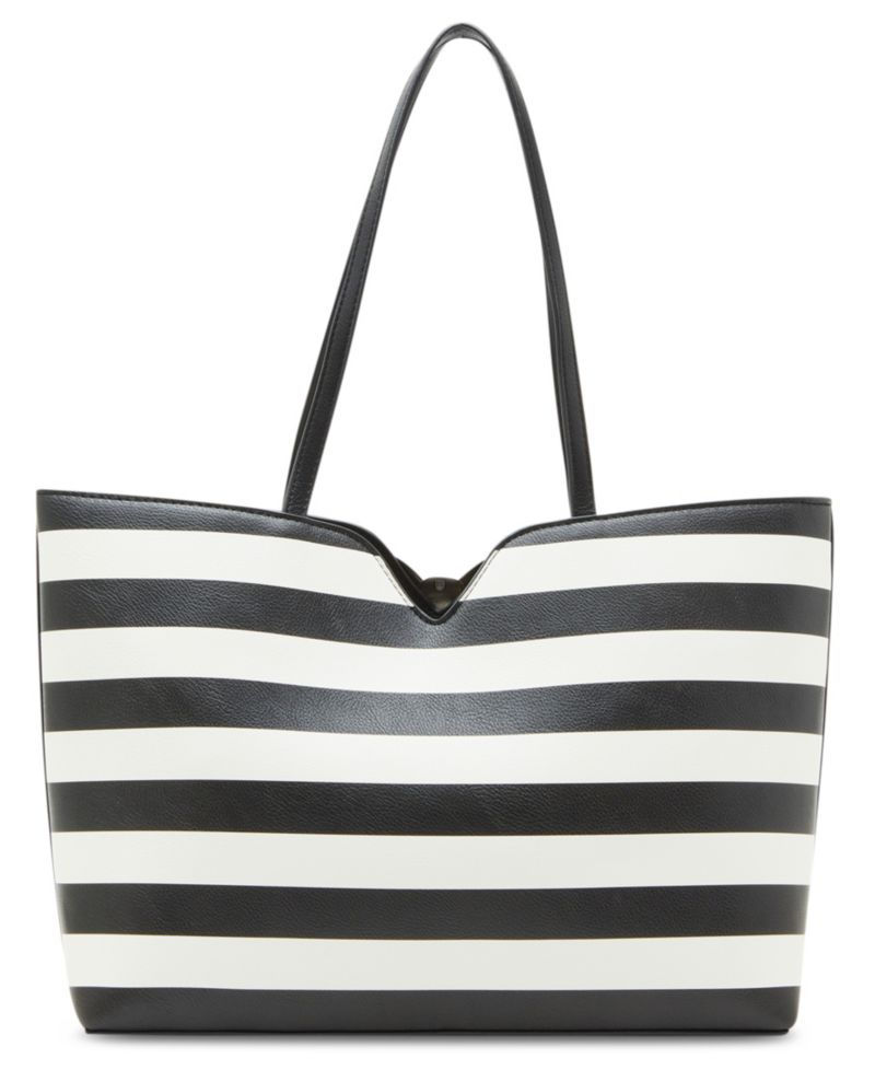 Striped Bow Tote