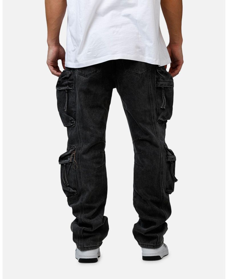 Men's Loiter V709 Wide Bellow Cargo Denim.