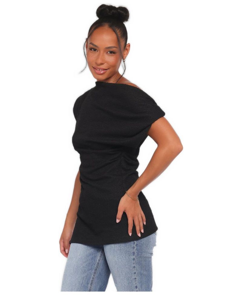 Women's Selma Sleeveless One-Shoulder Knit Top