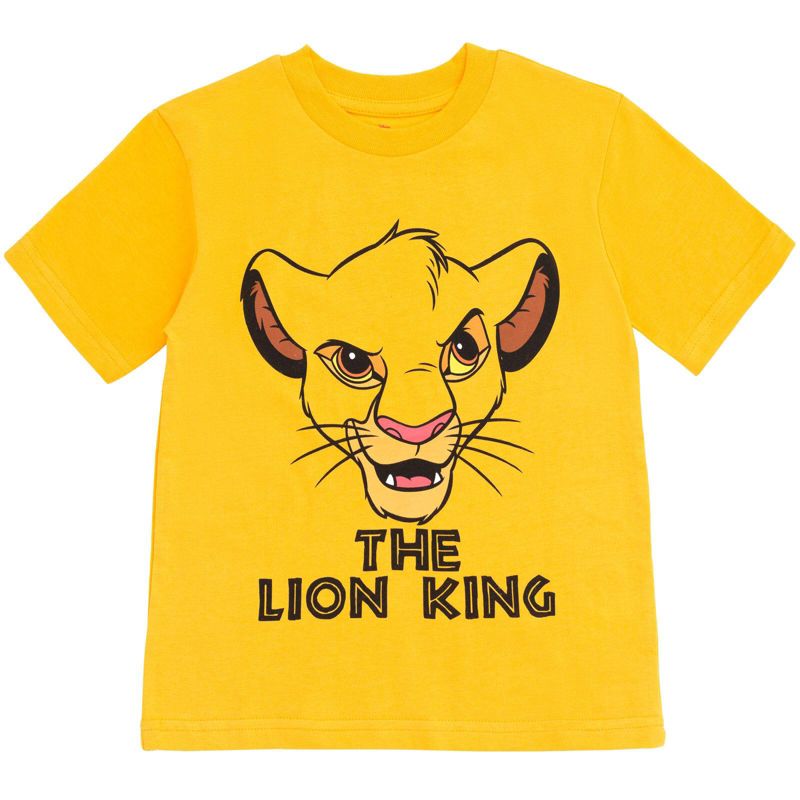 Toddler Boys Disney 2T-5T Lion Guard Simba Timon Pumbaa Rafiki 3-Pack T-Shirts
