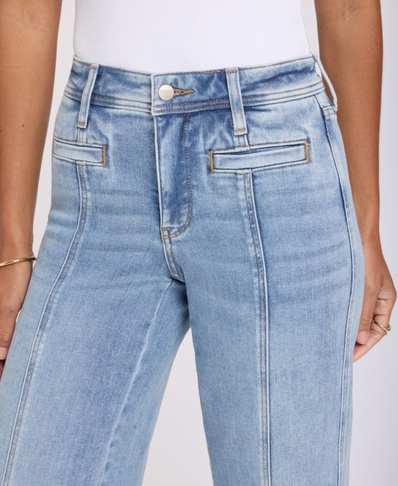 Petite Teresa Wide-Leg Ankle Jeans with Lift Tuck Technology