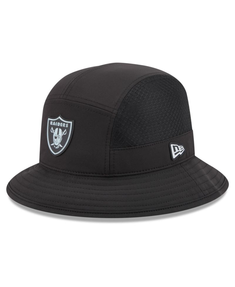 Men's Black Las Vegas Raiders 2026 Sideline Bucket Hat