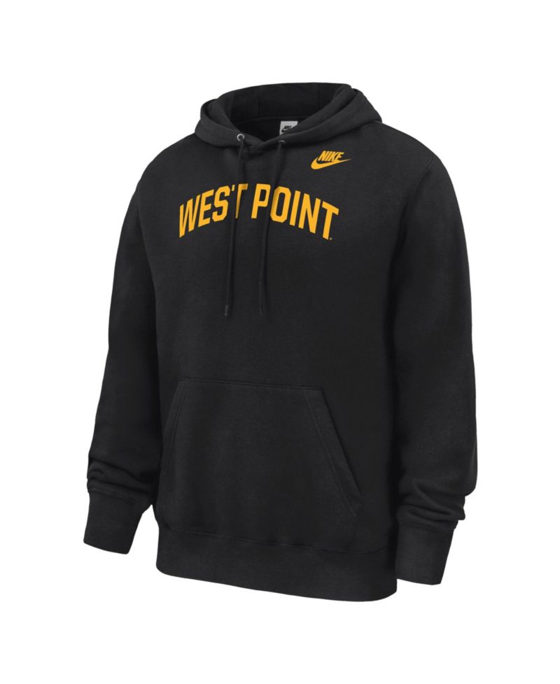 Men's Black Army Black Knights 2026 West Point Classic Collection Club Fleece Hoodie