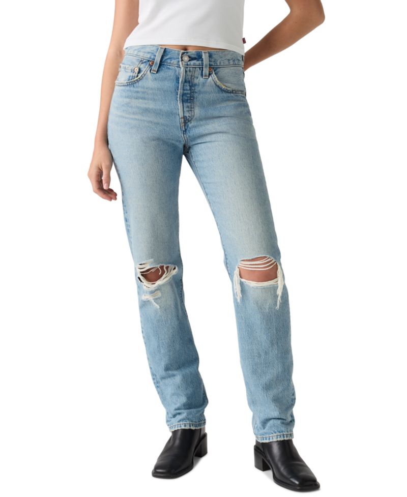 Trendy Plus Size 501 Original-Fit Straight-Leg Jeans
