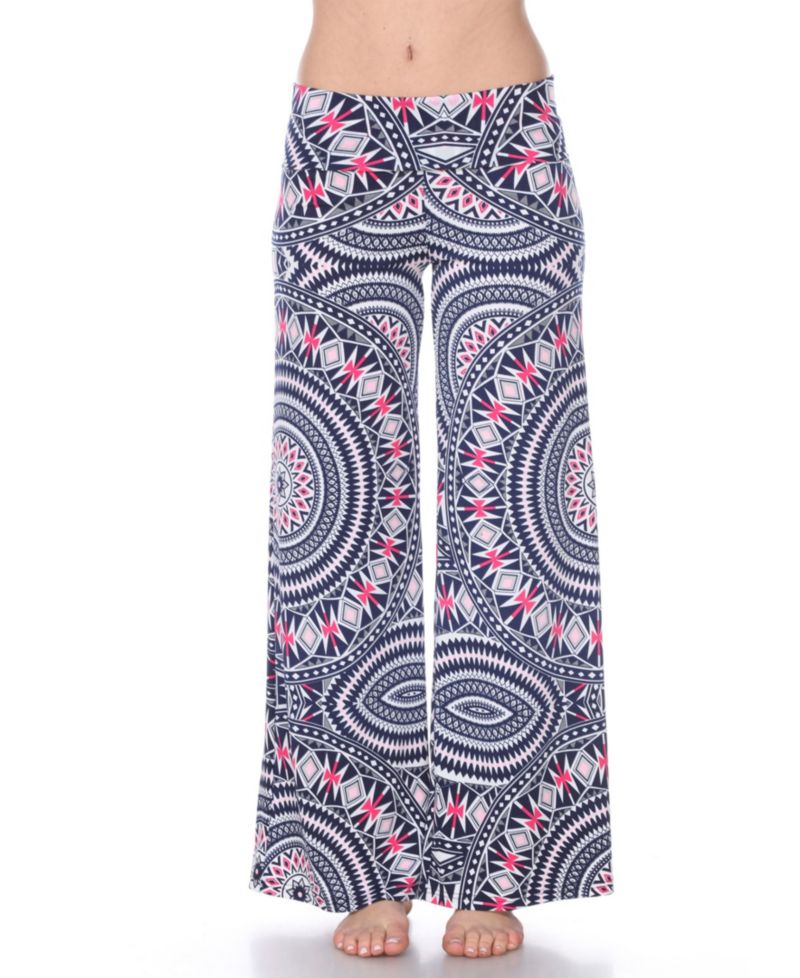 Geometric Print Palazzo Pants