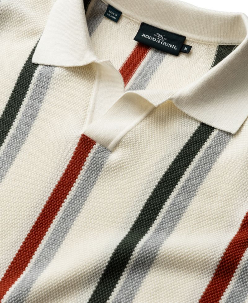 Men's Royce Hill Cotton Knit Polo Shirt