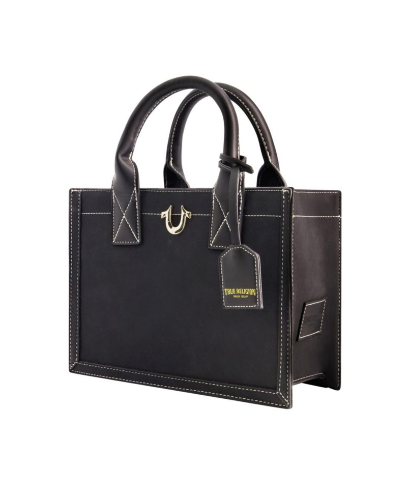 Modern Edge Suede Tote
