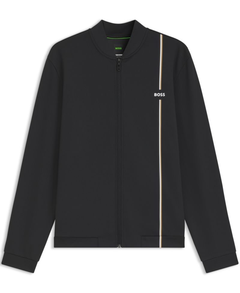 BOSS by Men's Stretch Regular-Fit Full-Zip Sweatshirt