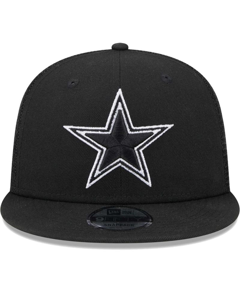 Men's Black Dallas Cowboys Main Trucker 9FIFTY Snapback Hat