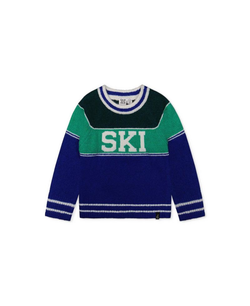 Little and Big Boy Sweater with Ski Jacquard (6-12)