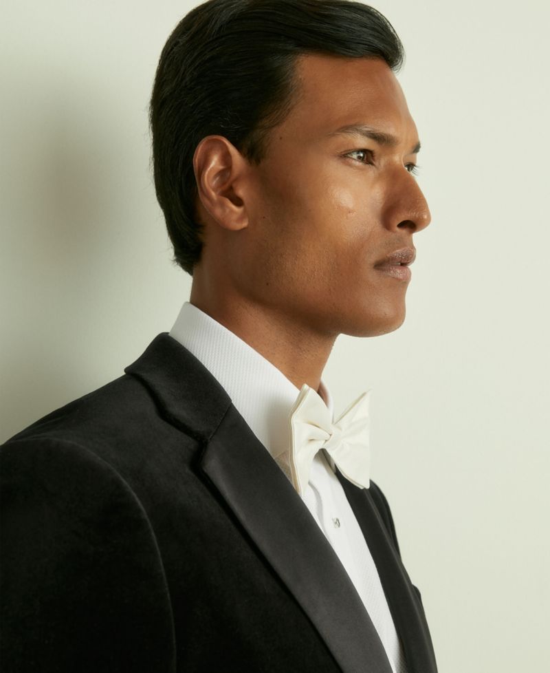 Men's Ace Tailored-Fit Single-Breasted Velvet Blazer