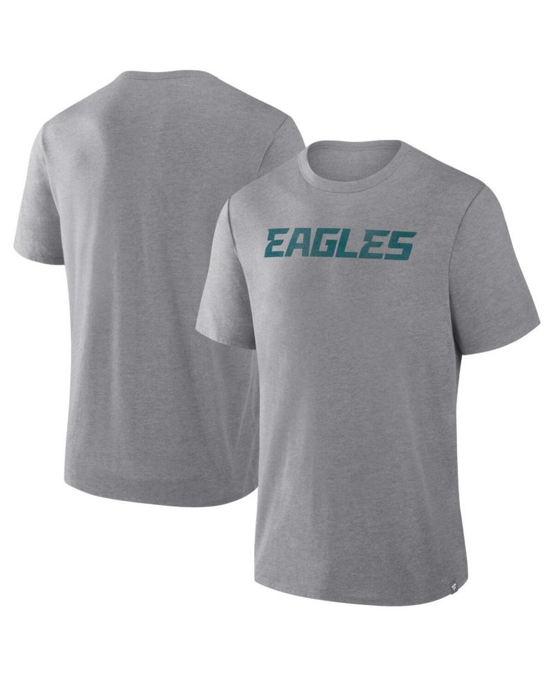 Men's Heather Gray Philadelphia Eagles Tri-Blend T-Shirt