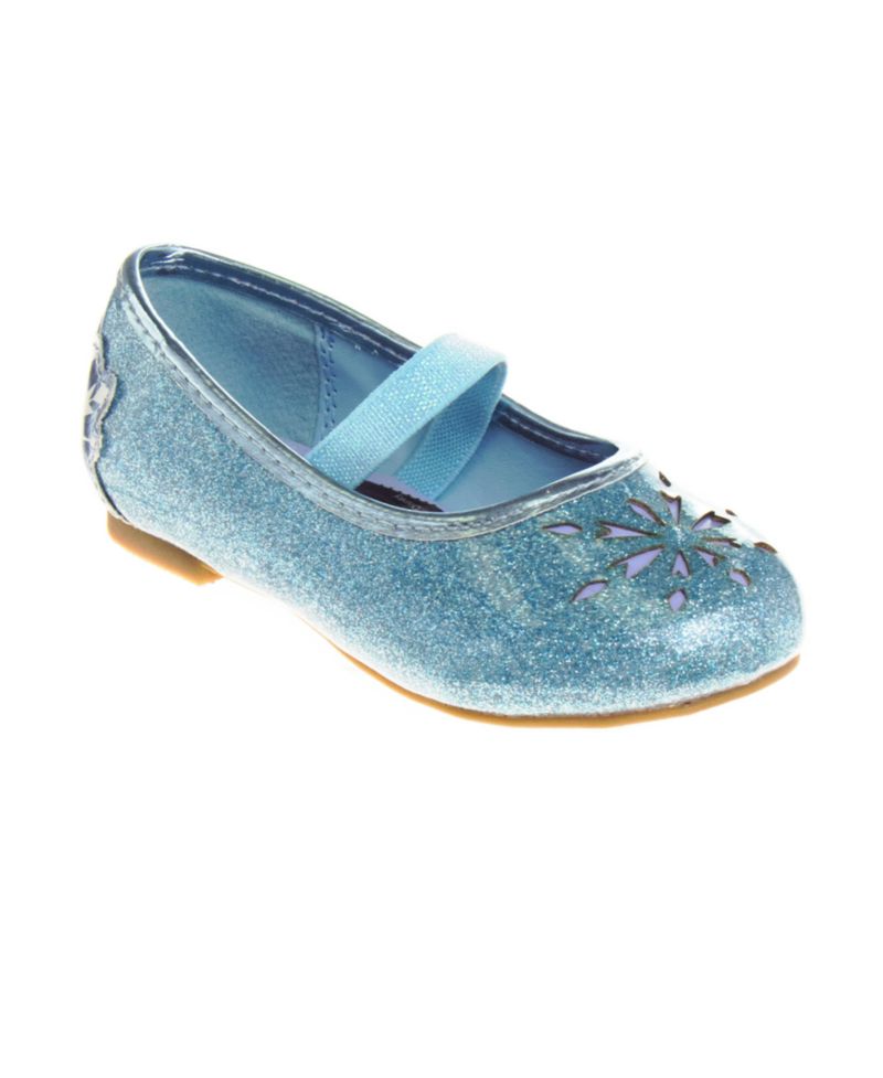Big Girls Frozen Flat Shoes Girls' ( 6 to 11 ) Fun Character Design Easy On/Off Comfort Fit Dress Style Sparkly Detail Toddler