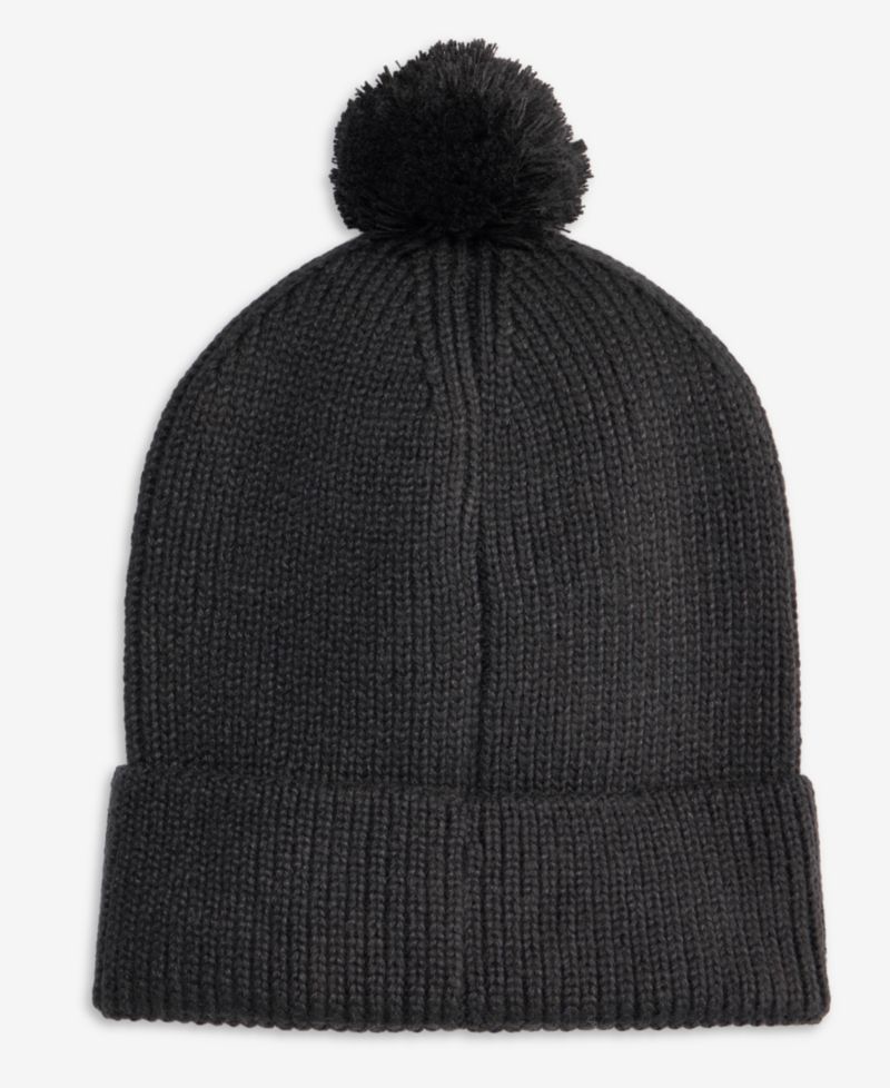 Men's Logo Box Pom Beanie