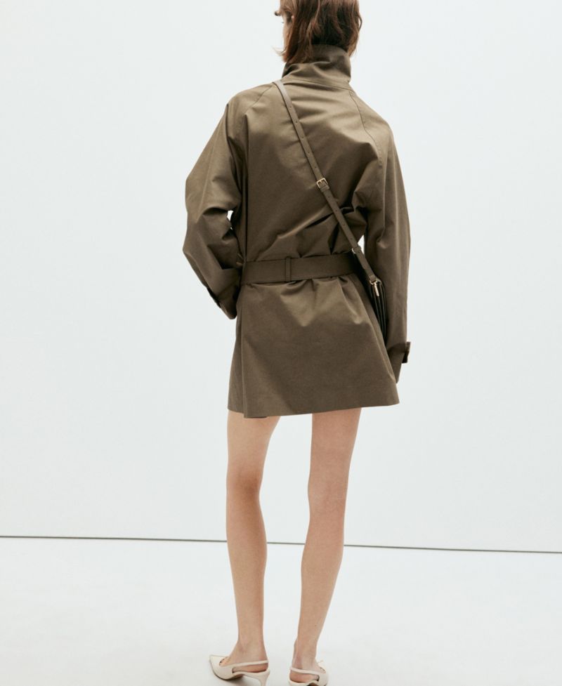 Women's Mona Oversized Belted Midi Trench Coat
