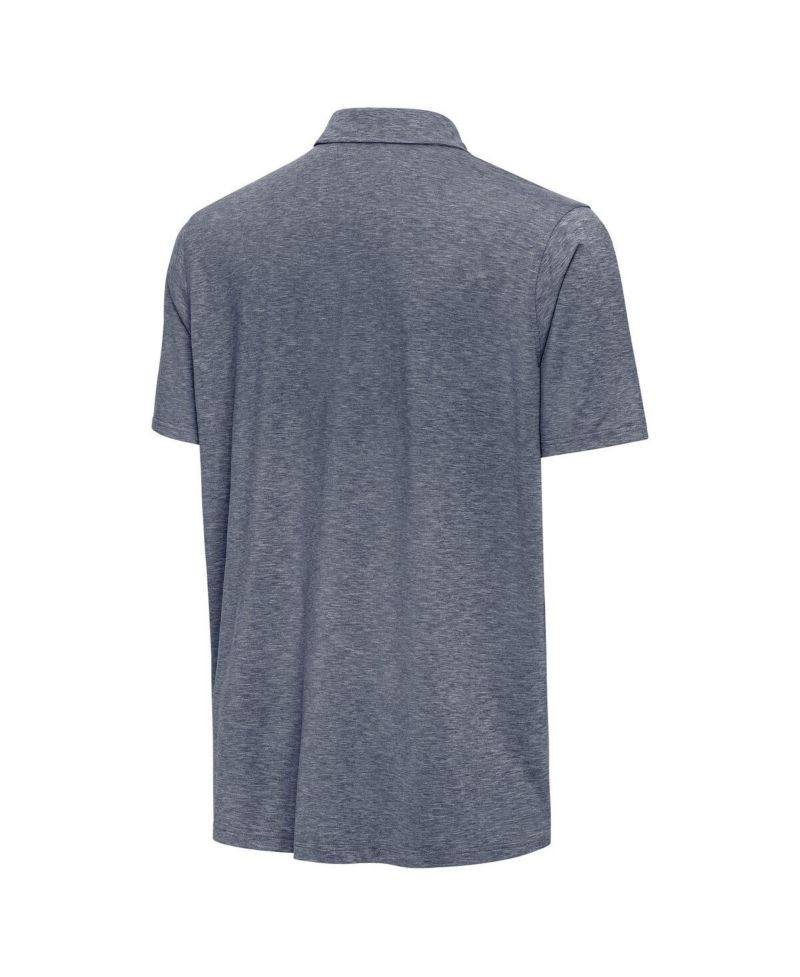 Men's Heather Navy New York Yankees Dashing Polo Shirt