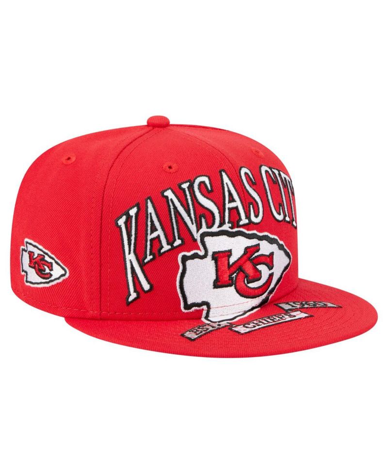 Men's Red Kansas City Chiefs Oversized 59FIFTY Fitted Hat