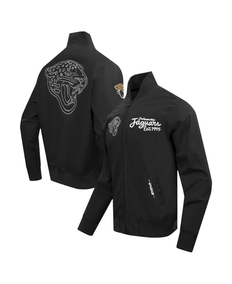 Men's Black Jacksonville Jaguars Paint The City Twill Full-Zip Jacket