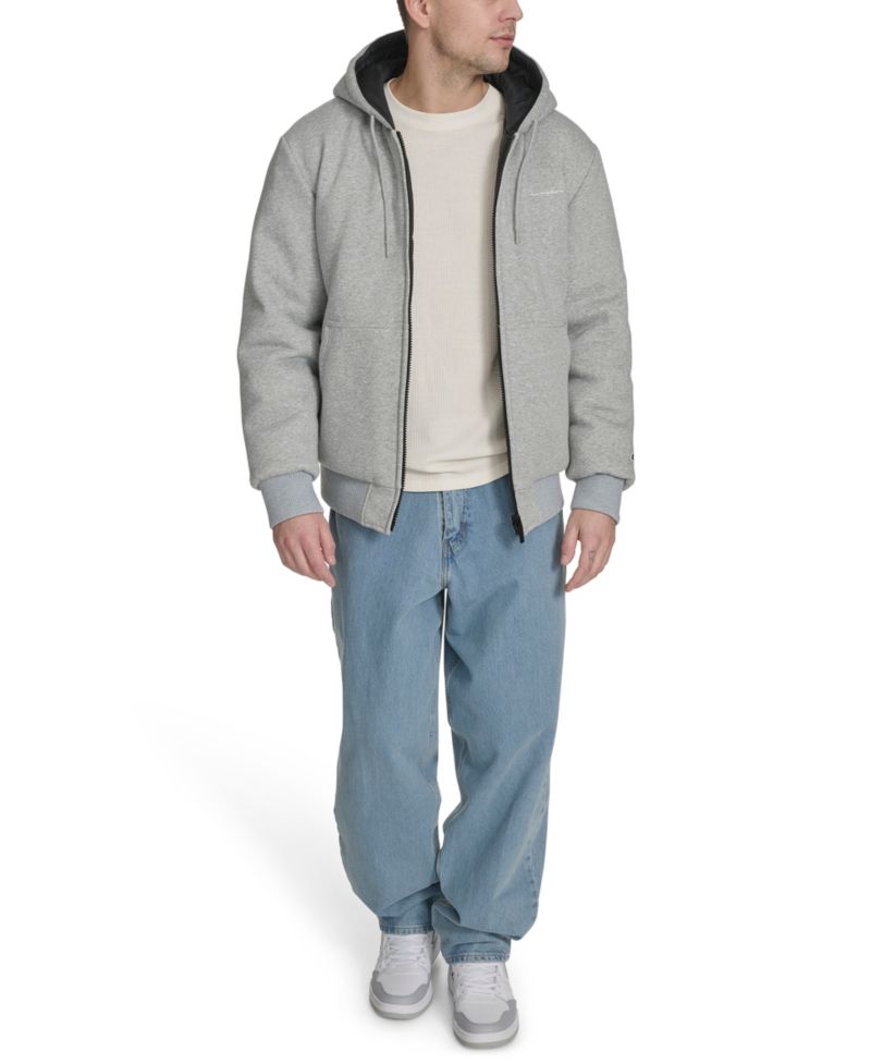 Men's Reversible Hooded Bomber Jacket