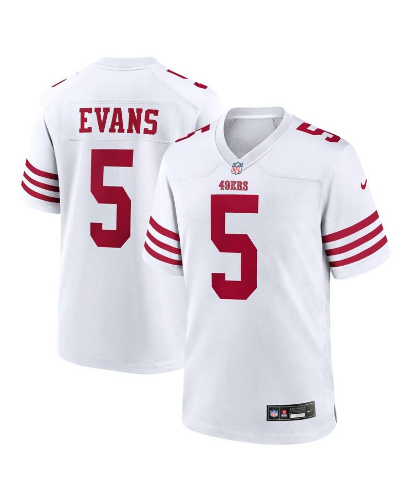Men's Mike Evans Men's White San Francisco 49ers Game Jersey