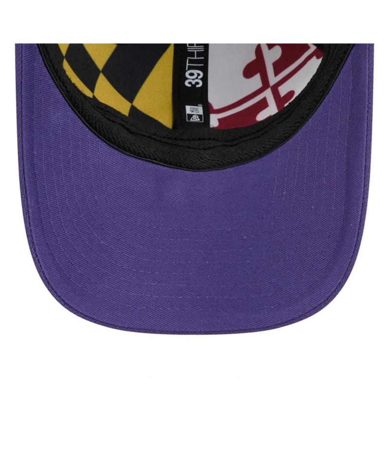 Men's Black/Purple Baltimore Ravens 2026 NFL Draft 39THIRTY M-Crown Flex Hat