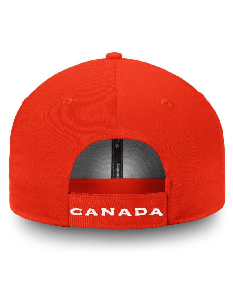 Men's Red Hockey Canada Core Adjustable Hat