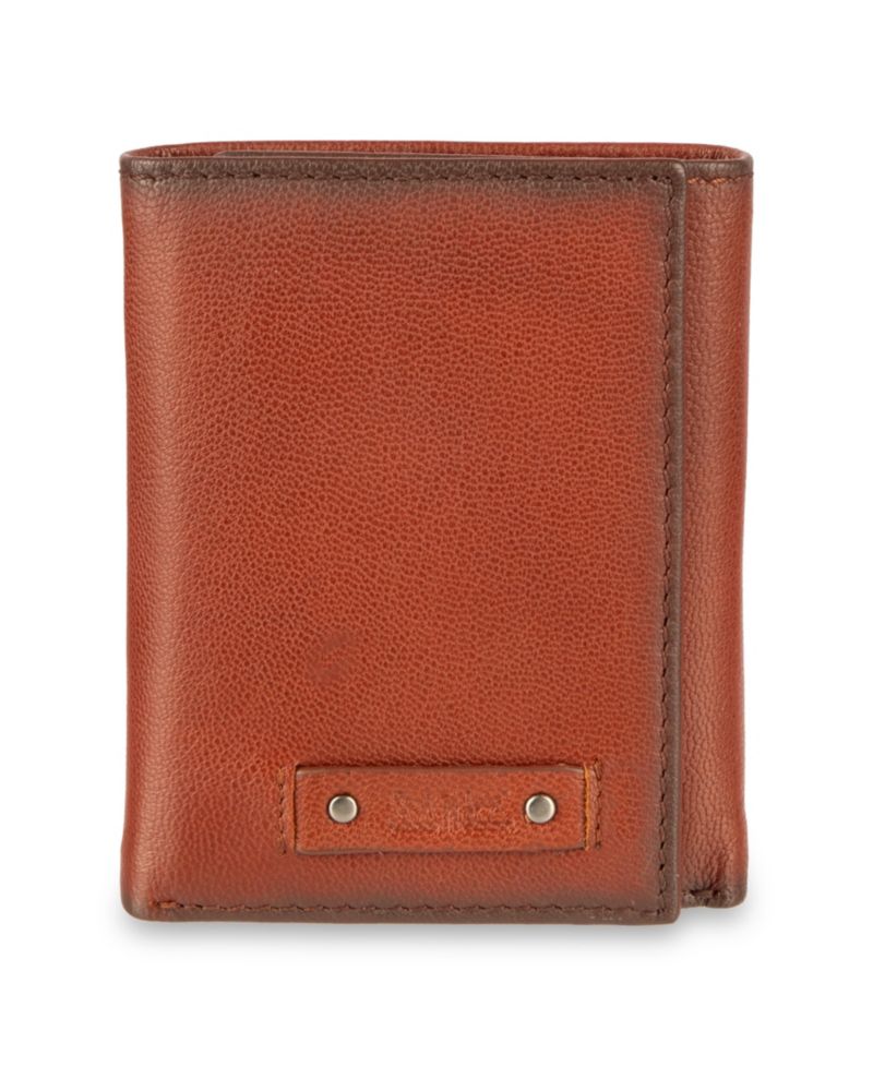 Men's RFID-Blocking Extra-Capacity Genuine Leather Trifold Wallet