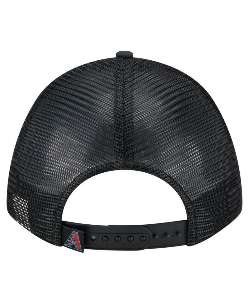 Men's Black Arizona Diamondbacks Minimalist 9FORTY A-Frame Adjustable Hat