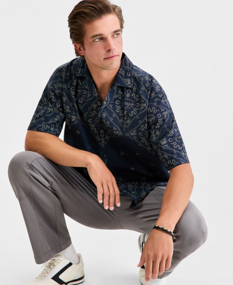 Men's Eligino Casual Short-Sleeve Shirt