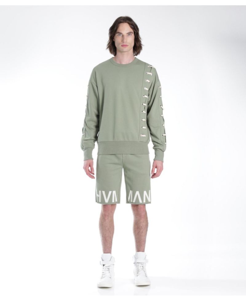 Men's Crew Sweatshirt in Aspen Lace