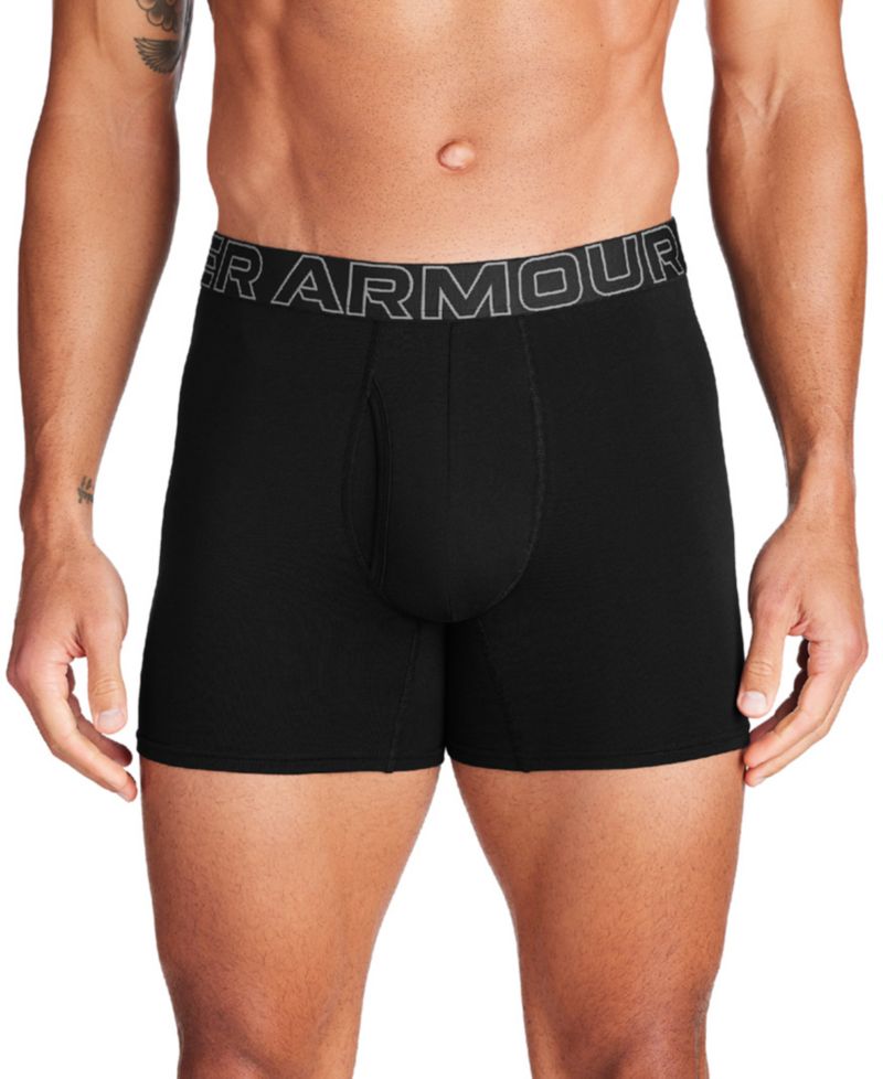 Men's Performance Solid 6" Boxer Briefs - 3-pack