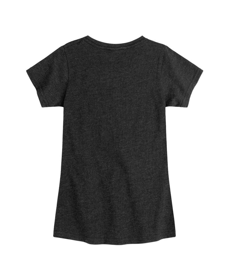 Big Girls Snoopy Tie Dye Heart Graphic Short Sleeve Tee