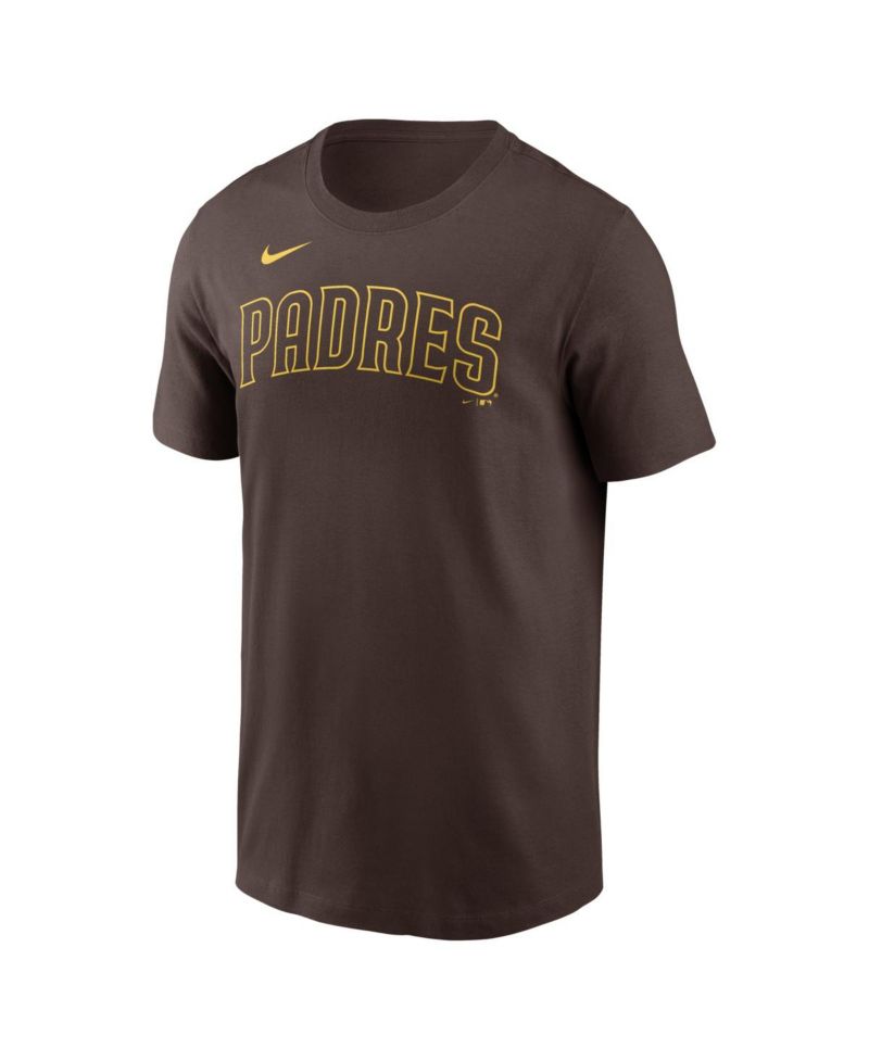 Men's Fernando Tatis Jr. Brown San Diego Padres Home Name & Number T-Shirt
