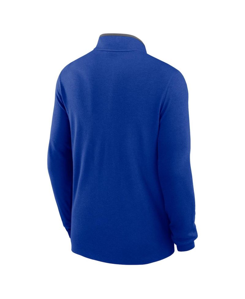Men's Royal Buffalo Bills Lightweight Victory Performance Half-Zip Pullover