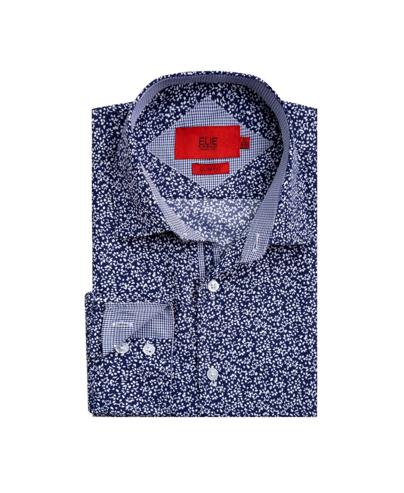 Big Boys Slim Fit Floral Printed Button-Down Shirt