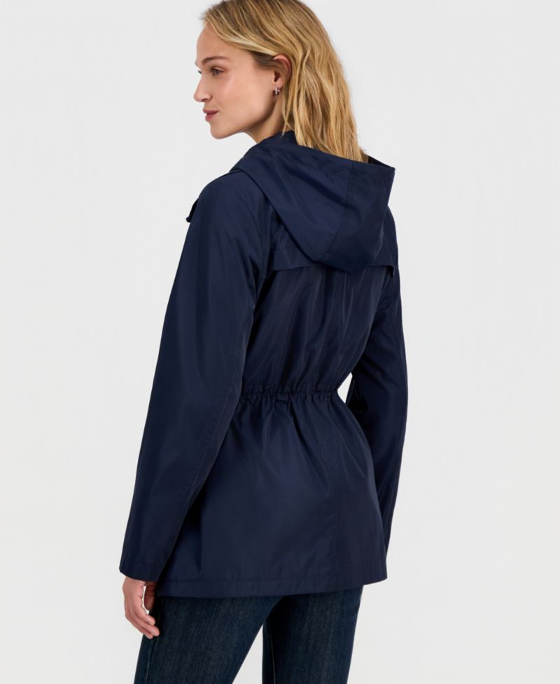 Women's Bibbed Hooded Anorak Coat