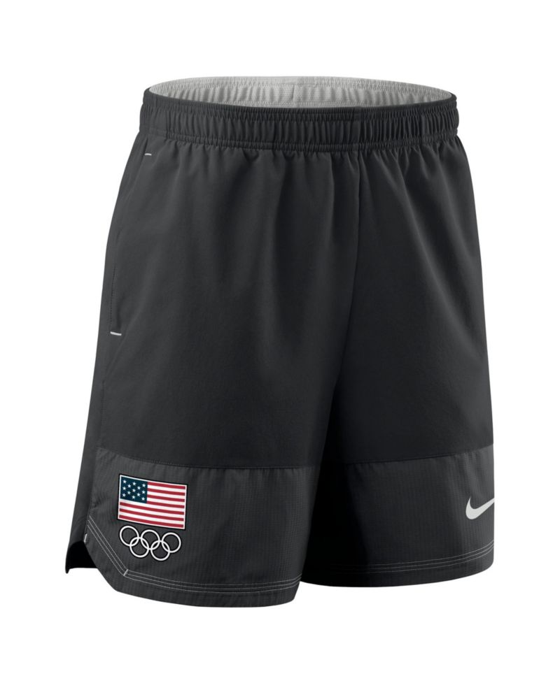 Men's Black Team USA Dri-FIT Woven Shorts