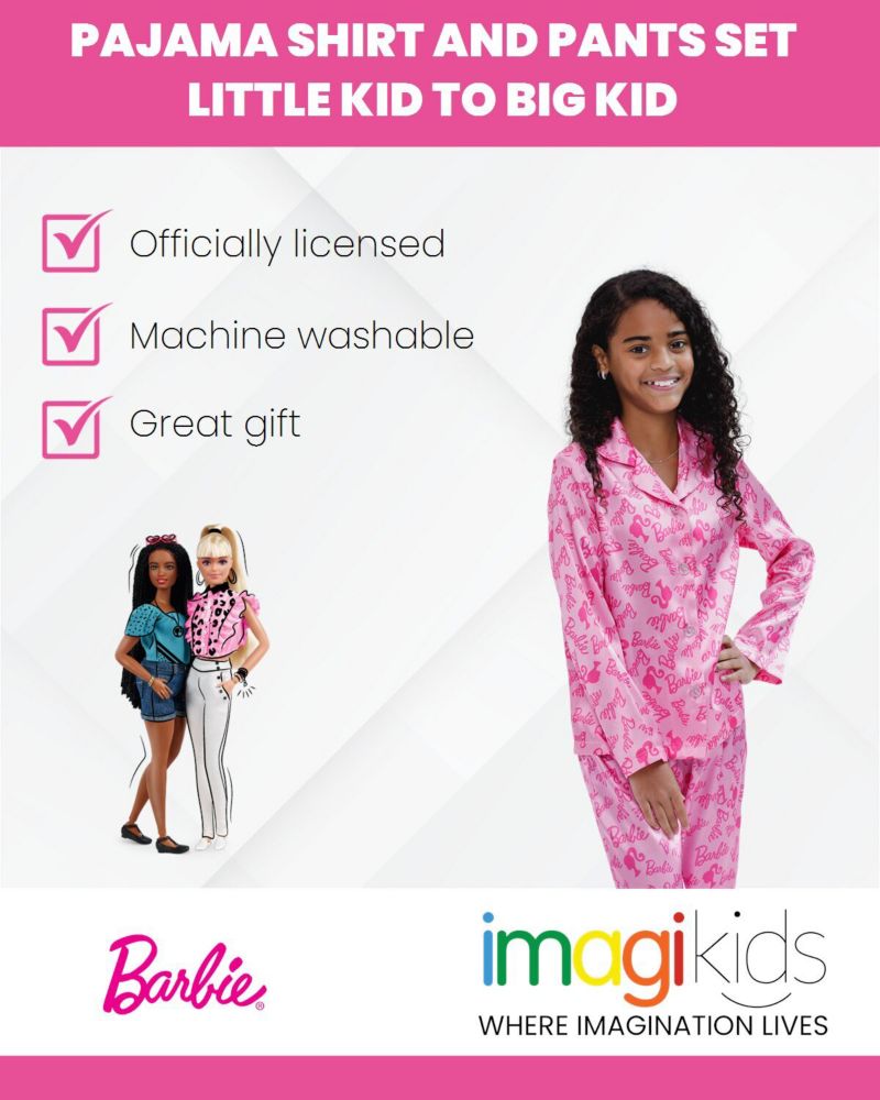 Girls 2-Piece Pajama Shirt and Pants Set