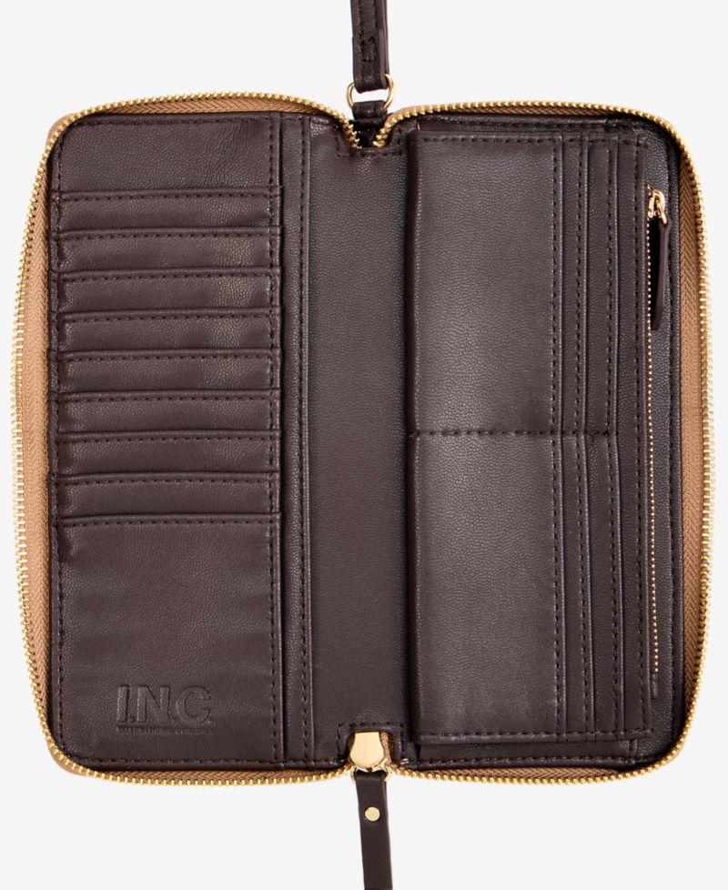 Hazell Bloom Studded Zip-Around Wallet