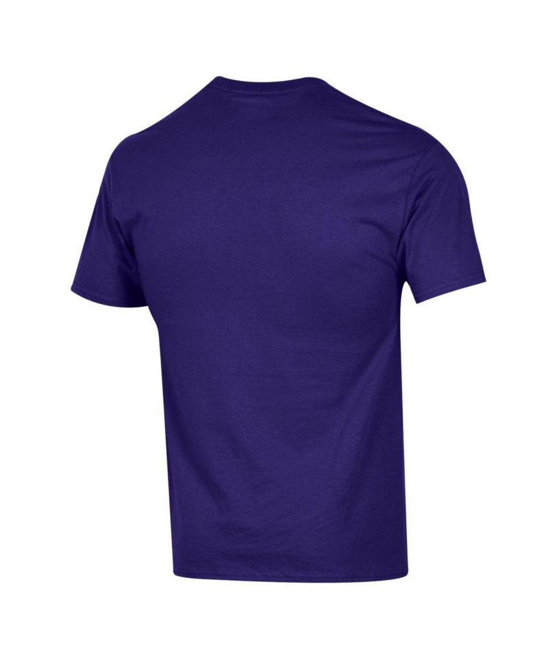 Men's Purple Kansas State Wildcats Arch Over Logo T-Shirt
