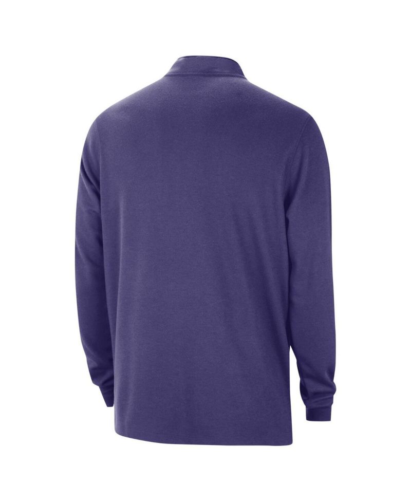 Men's Purple Phoenix Suns 2024/25 Courtside Performance Half-Zip Top