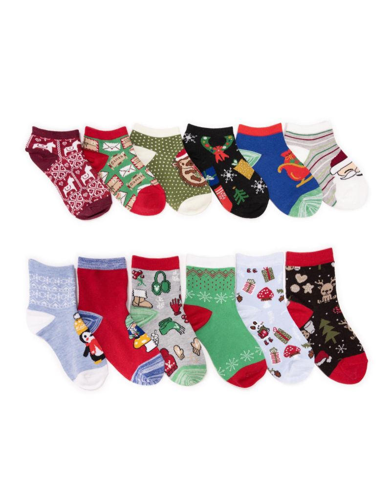 Kids 12 Days of Christmas Socks