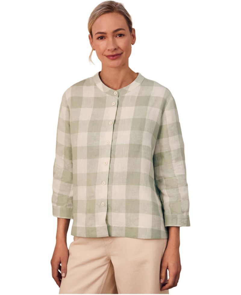 Women's Check Swing Blouse