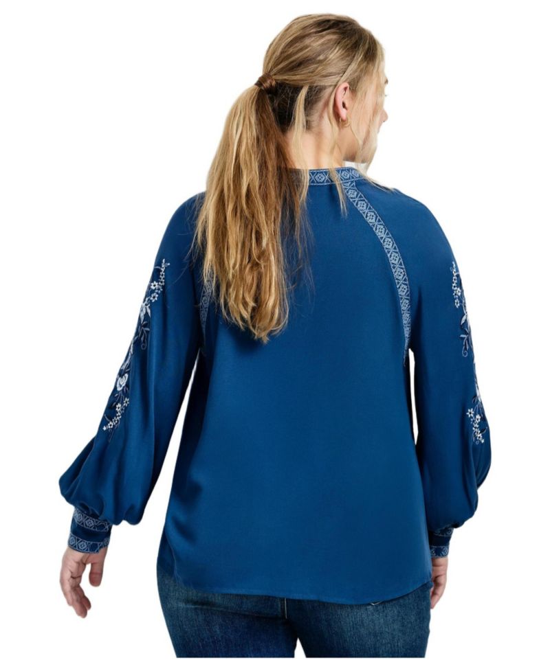 Women's Plus Size Chloe Embroidered Blouse