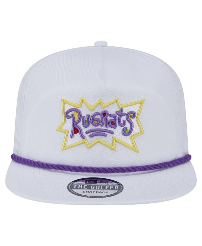 Men's White Rugrats Golfer Snapback Hat