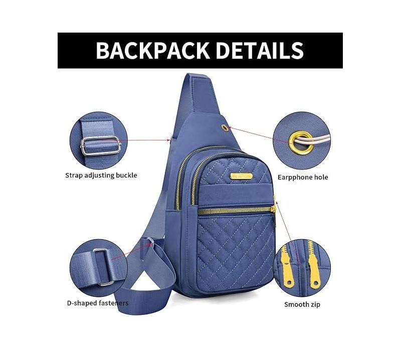 Small Sling Bag For Women Men Casual Crossbody Sling Backpack