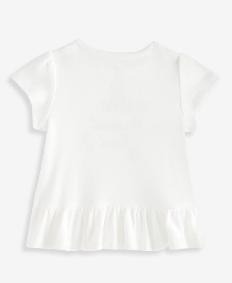Baby Girls' 3M-24M Mix & Match Short-Sleeve Best Present Ever Peplum Top