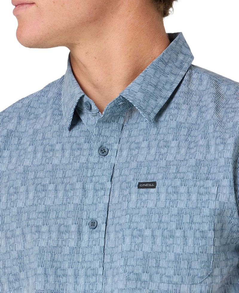 Men's Button-Up Collared Woven Shirt