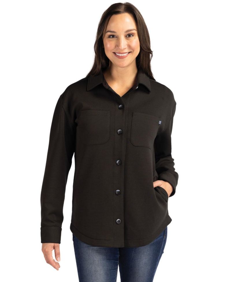 Women's Cutter and Buck Roam Eco Recycled Shirt Jacket